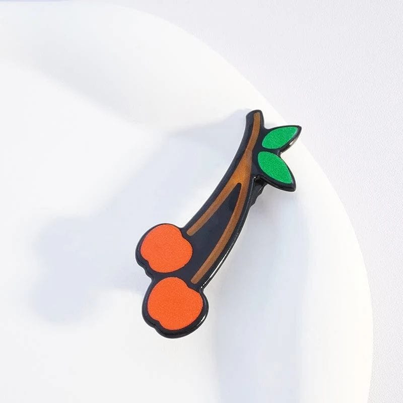 Red Cherry Hair Clip