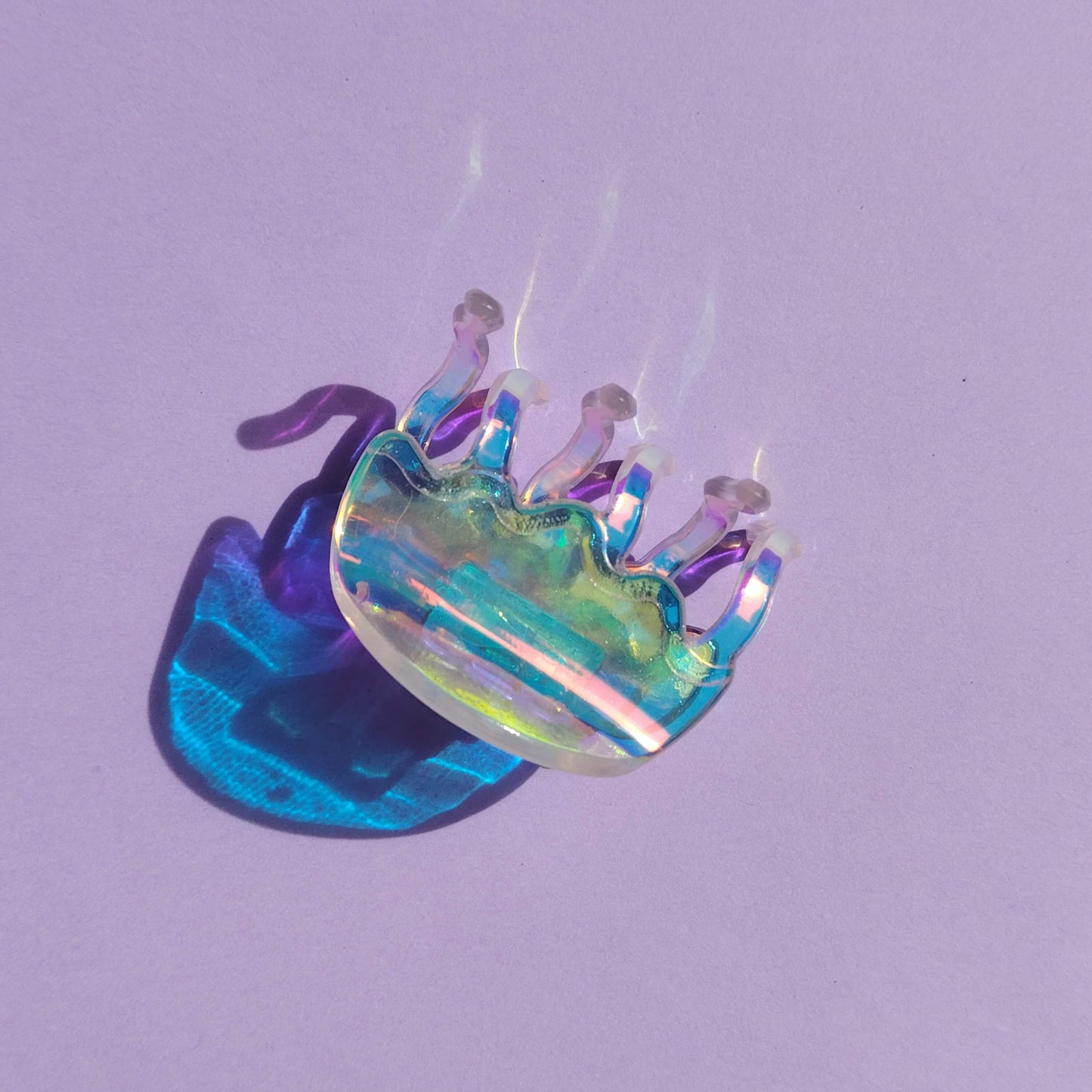 Laser Jellyfish Hair Clip