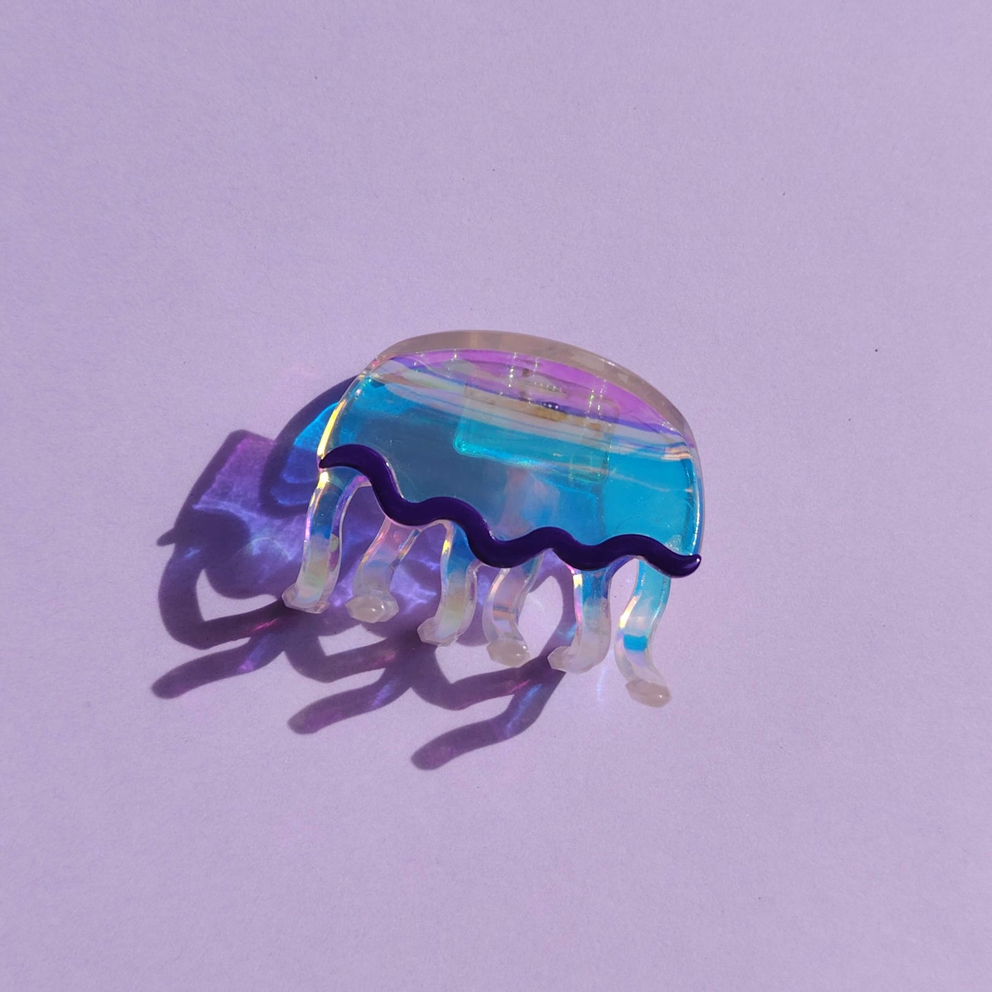 Laser Jellyfish Hair Clip