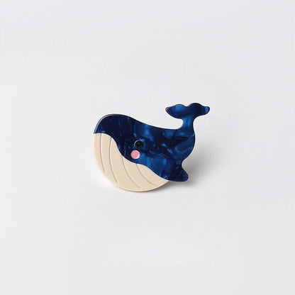 Whale Hair Clip
