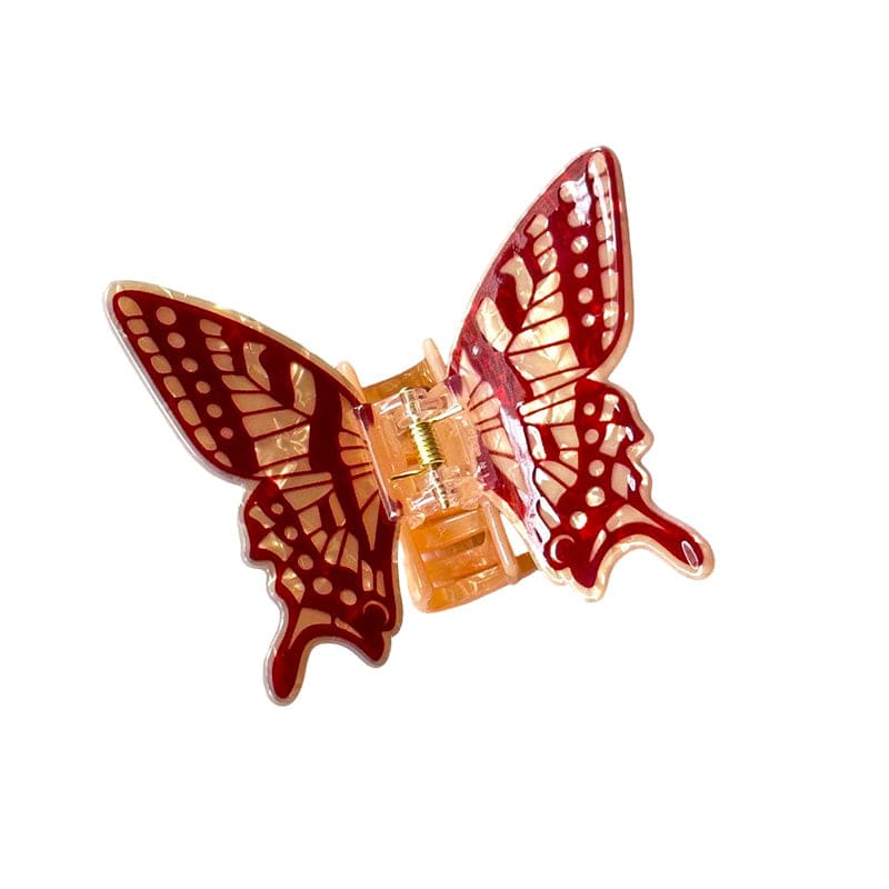 Medium Brown Butterfly Hair Claw Clips | Lemonschunks