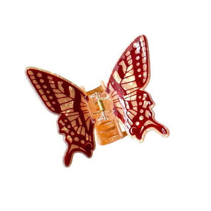 Medium Brown Butterfly Hair Claw Clips | Lemonschunks