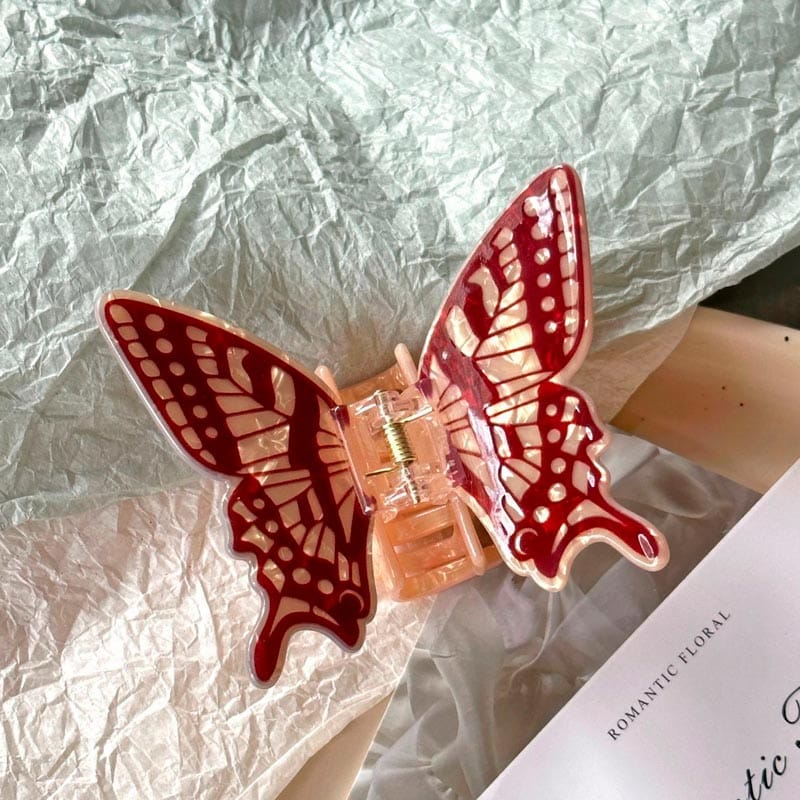 Medium Brown Butterfly Hair Claw Clips | Lemonschunks