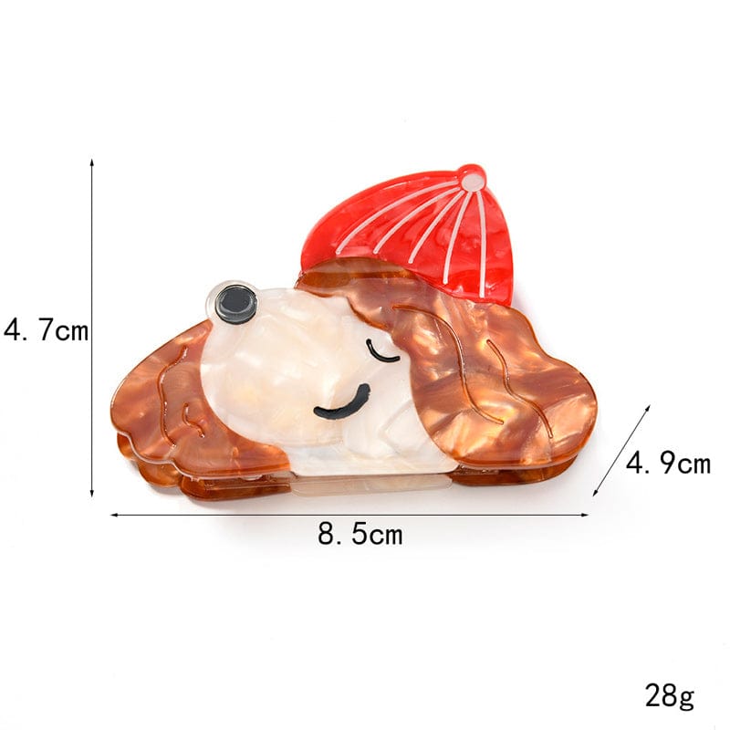 Medium Curly Haired Puppy Hair Claw