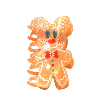 Medium Gingerbread Man Hair Claw