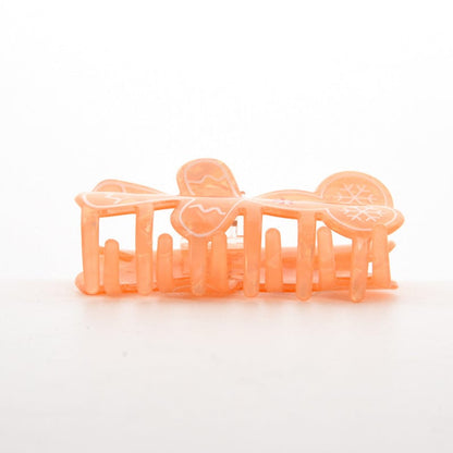 Medium Gingerbread Man Hair Claw