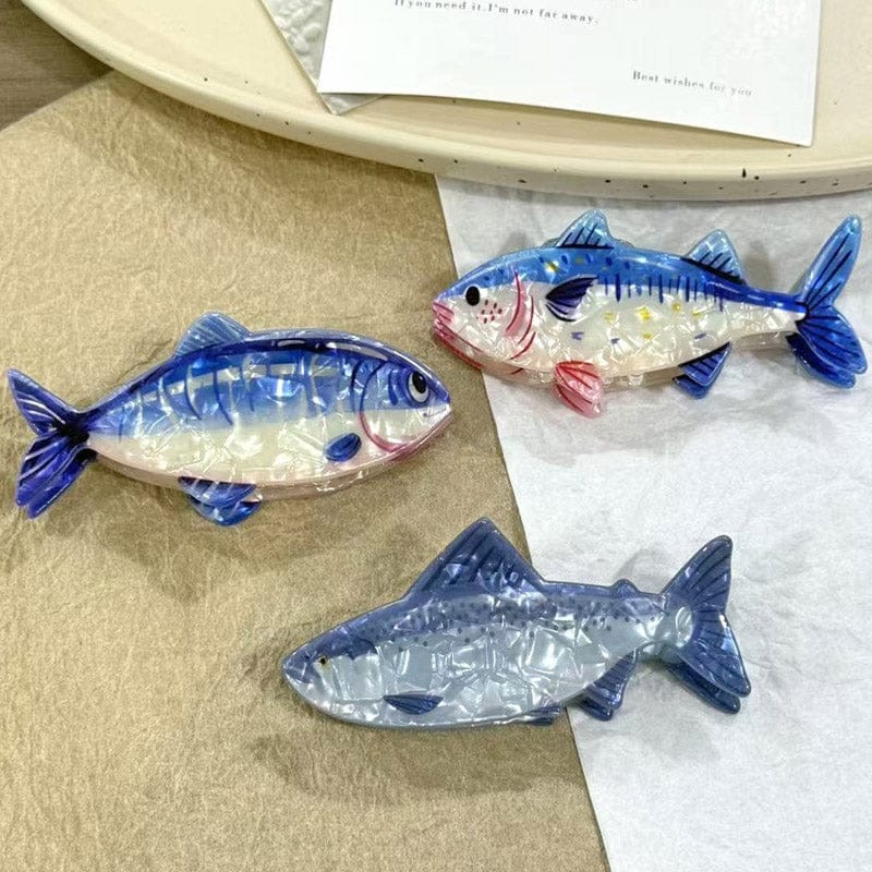 Medium Mackerel Hair Claw