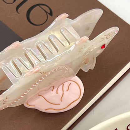 Medium Pink Mouse Hair Claw