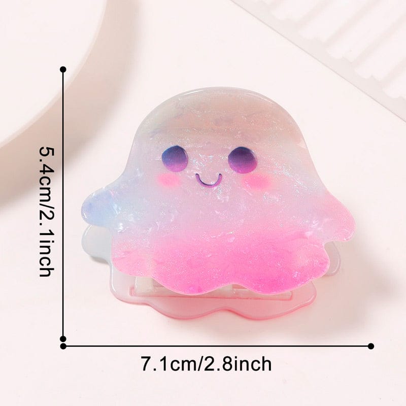 Medium Powder Mist Ghost Hair Claw Clip