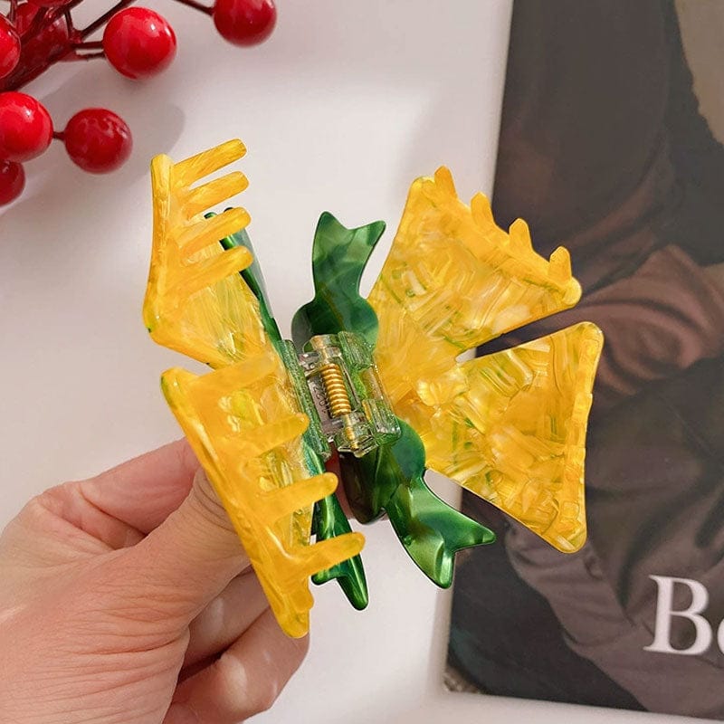 Medium Red Christmas Bells Hair Claw