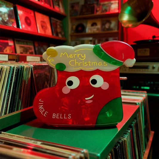 Medium Red Christmas Stockings Hair Claw