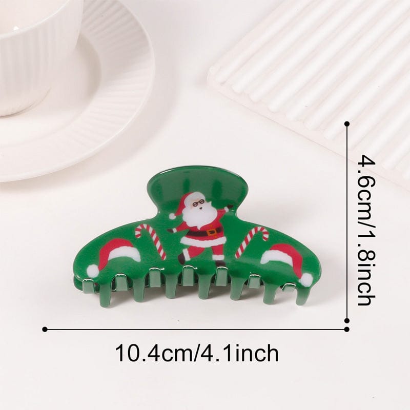 Medium Santa Claus Hair Claw