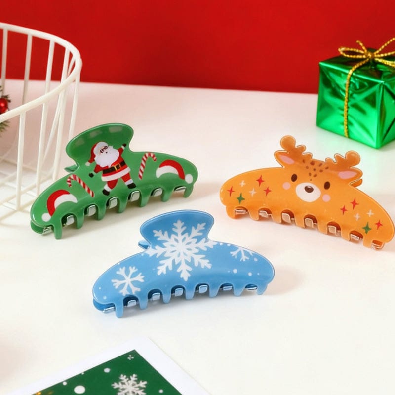 Medium Santa Claus Hair Claw