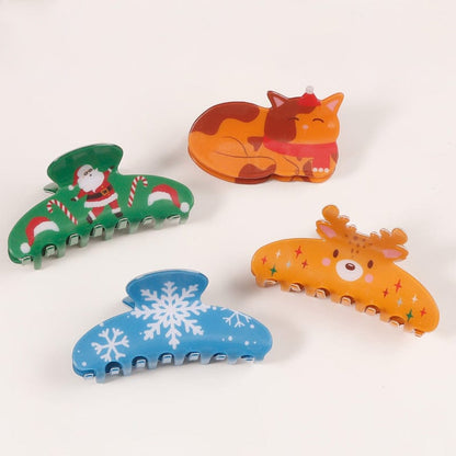 Medium Snowflake Hair Claw