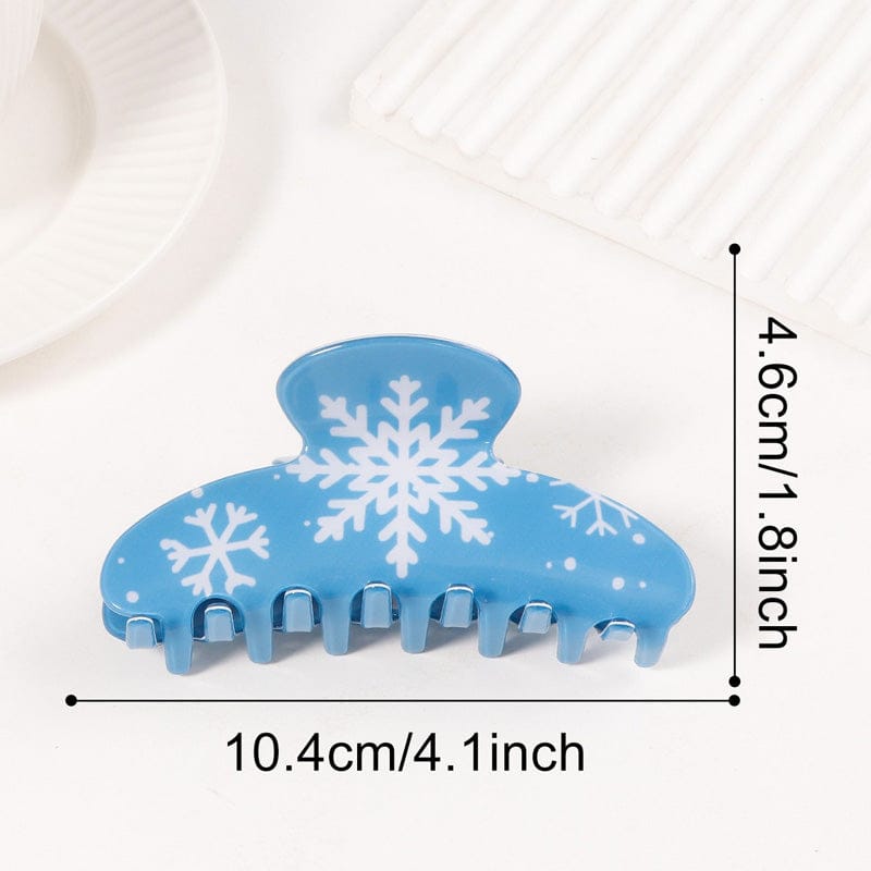 Medium Snowflake Hair Claw