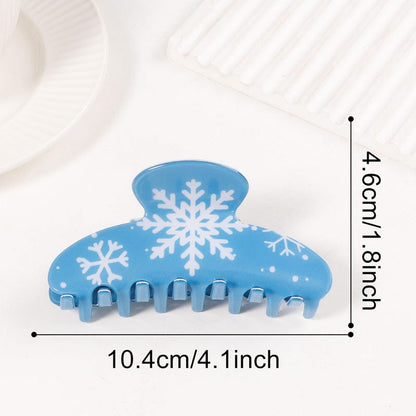 Medium Snowflake Hair Claw