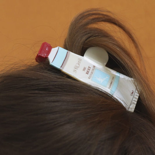 Medium Watercolor Paints Hair Claw