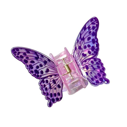 Medium Purple Butterfly Hair Claw Clips | Lemonschunks