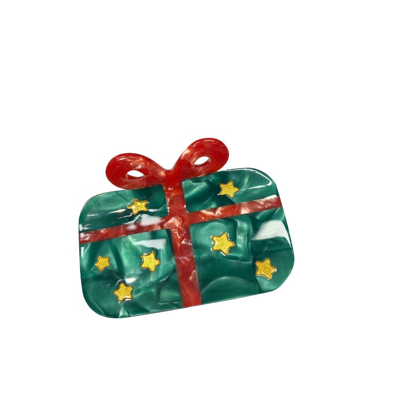 Small Christmas Gift Boxes Hair Claw