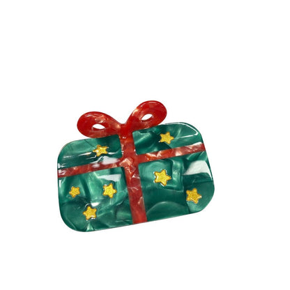 Small Christmas Gift Boxes Hair Claw