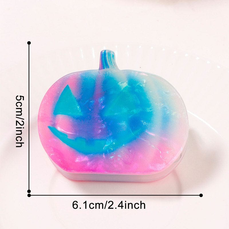 Small Rainbow Pumpkin Hair Claw