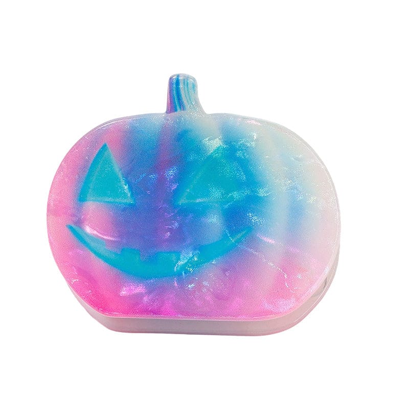Small Rainbow Pumpkin Hair Claw
