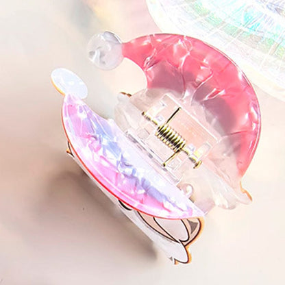 Small Smiley Santa Claus Hair Claw