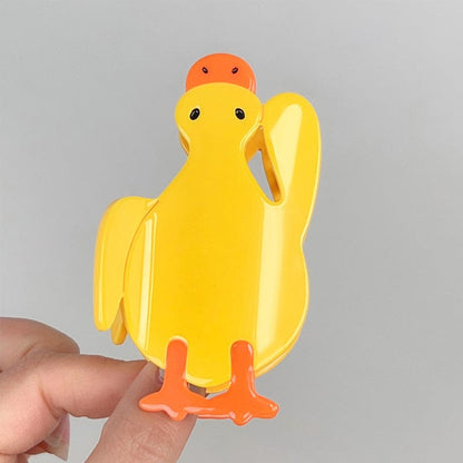 Medium Yellow Duck Hair Claw Clips | Lemonschunks