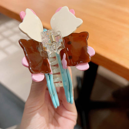 Handmade 3D Dolphin KT Hair Claw & Clip