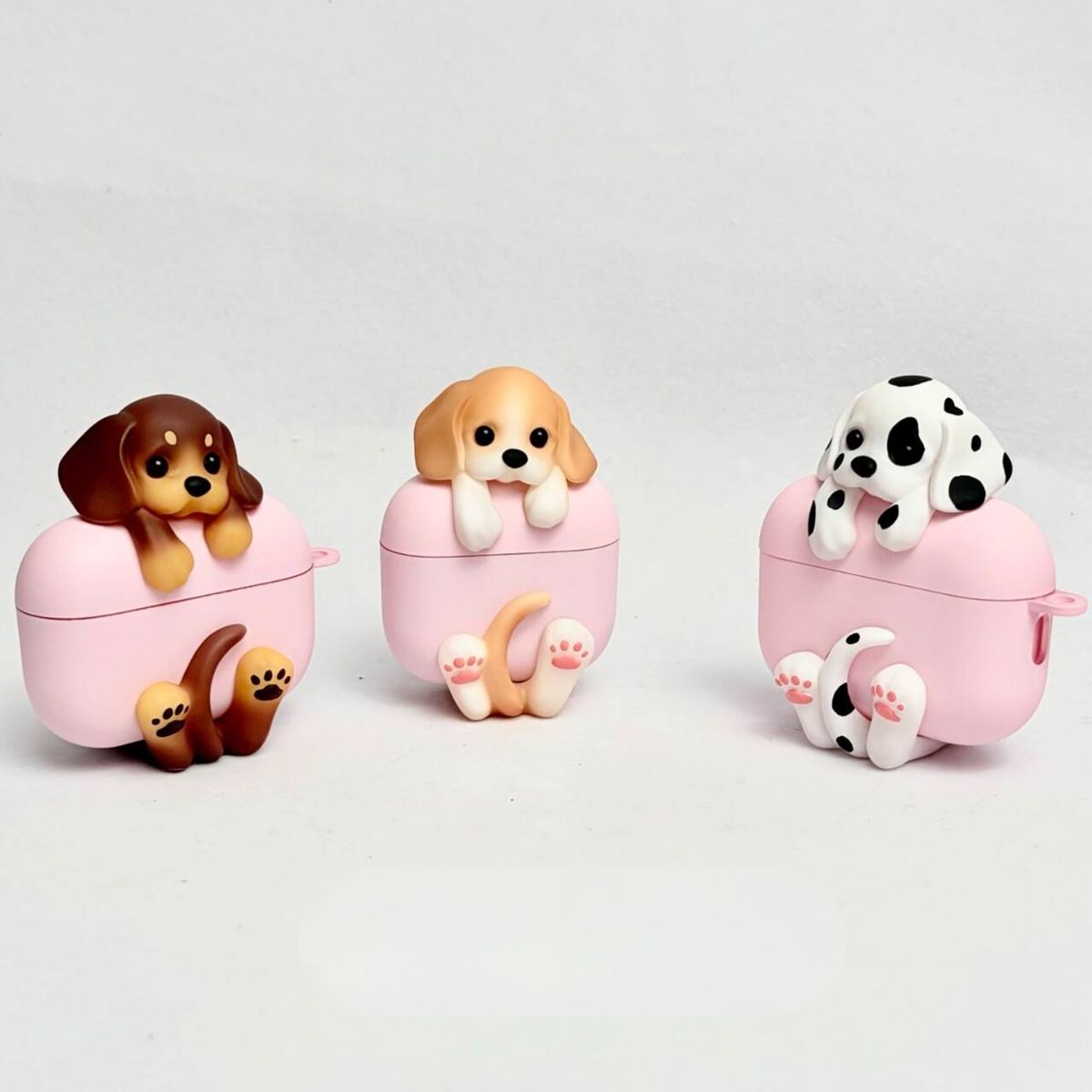 Huggy Puppy AirPods Case – Dachshund, Beagle & Dalmatian Dog AirPods Cover
