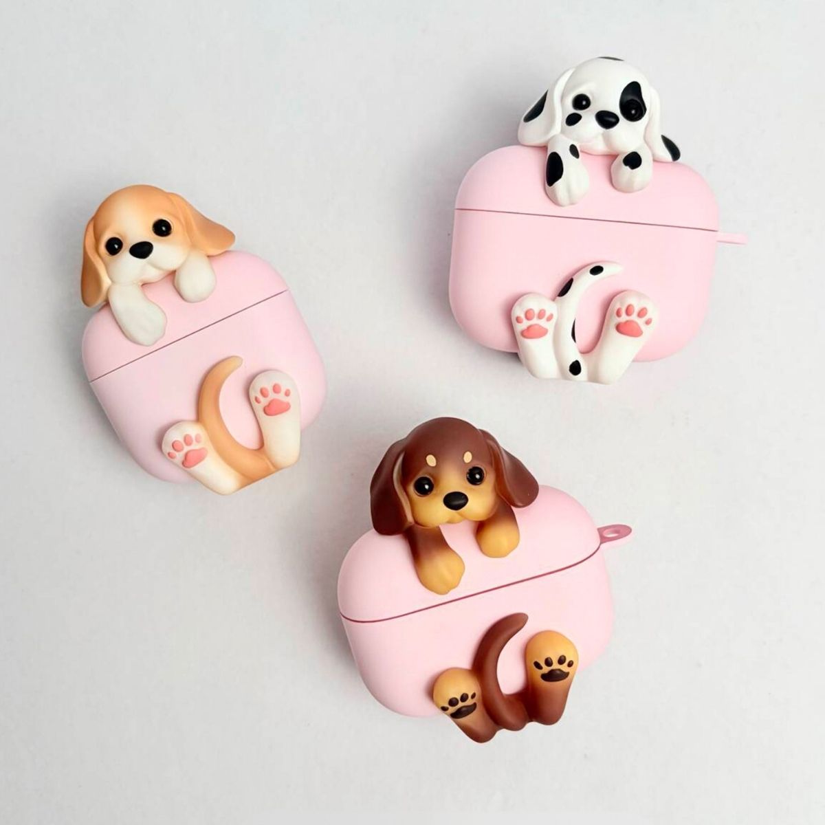 Huggy Puppy AirPods Case – Dachshund, Beagle & Dalmatian Dog AirPods Cover