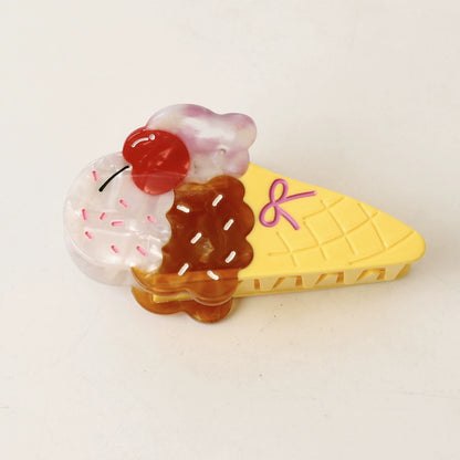 Dessert & Ice Cream Hair Claw