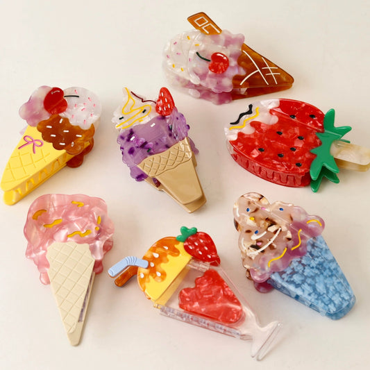 Dessert & Ice Cream Hair Claw