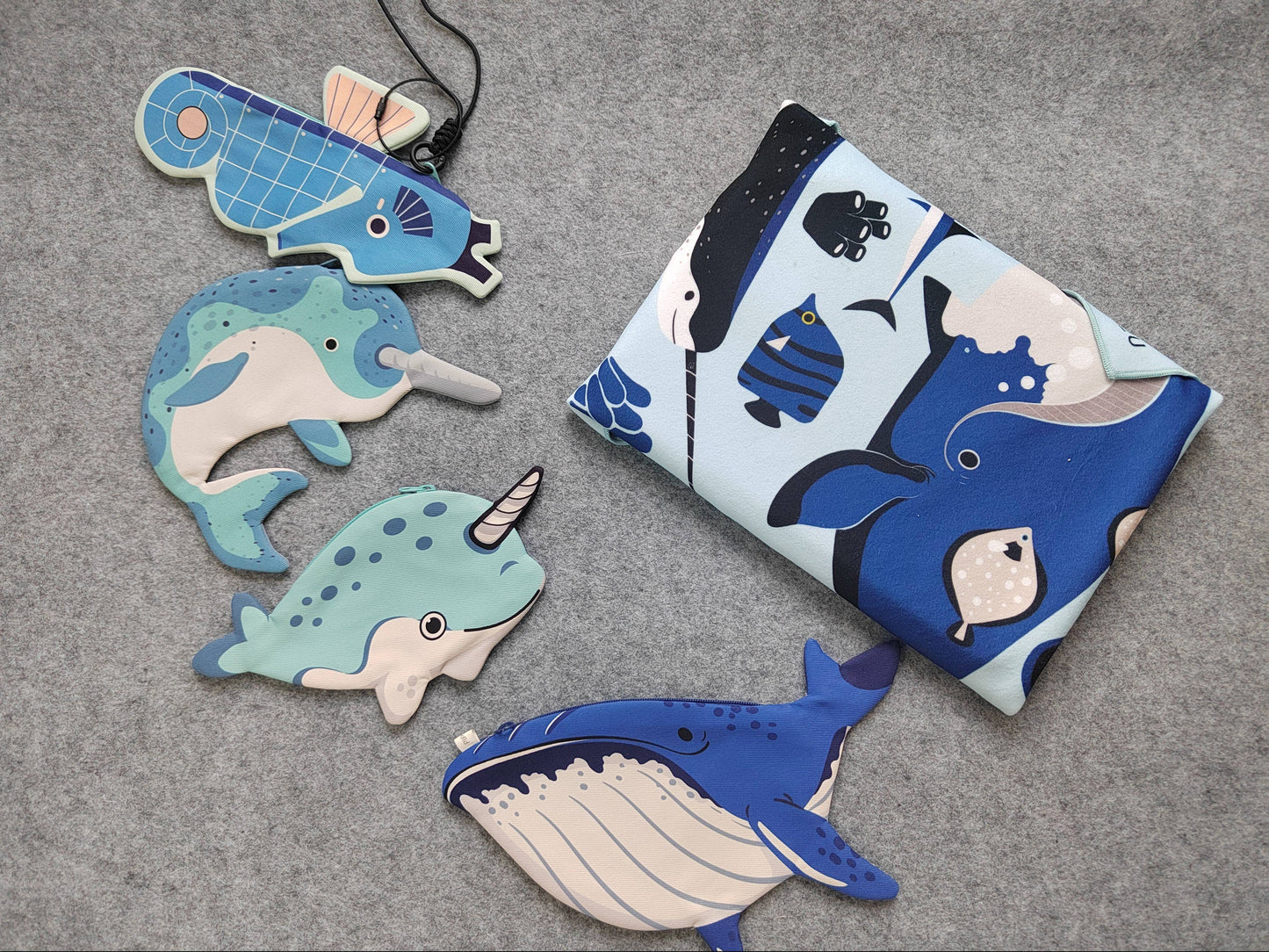 Multi-Use Storage Wrap Cloth for iPad & Accessories 4 Styles