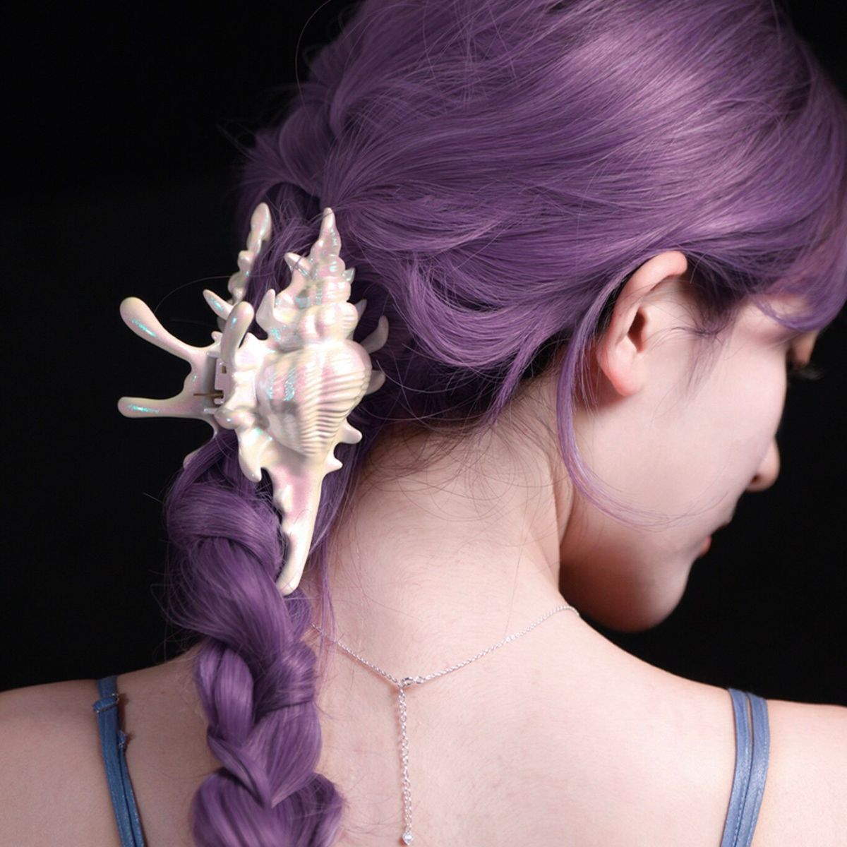Jumbo 3D-Printed Conch Venus Hair Claw