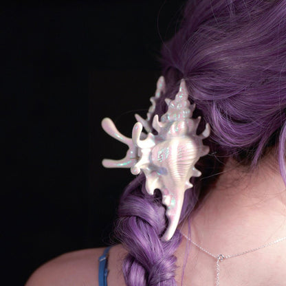 Jumbo 3D-Printed Conch Venus Hair Claw