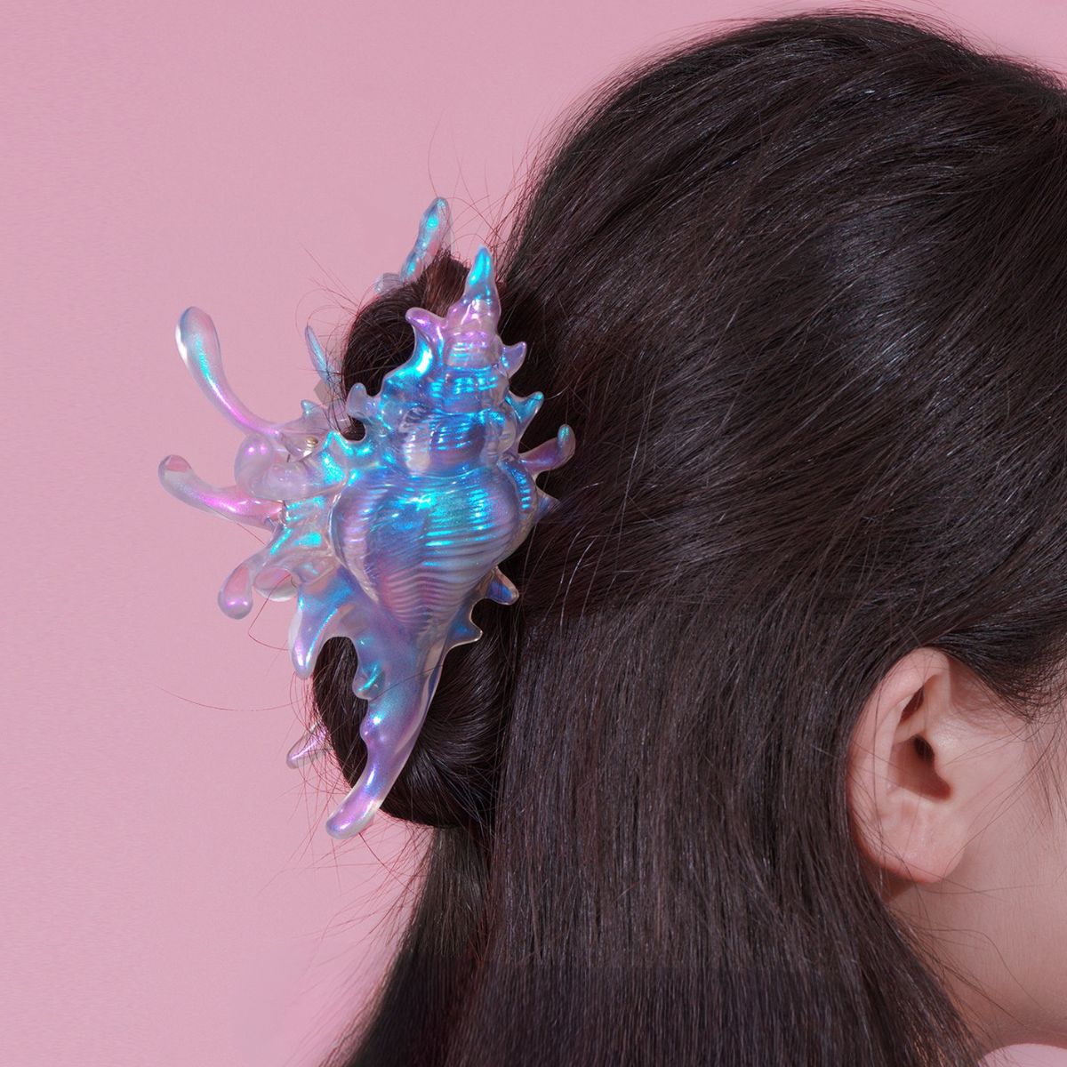 Jumbo 3D-Printed Conch Venus Hair Claw