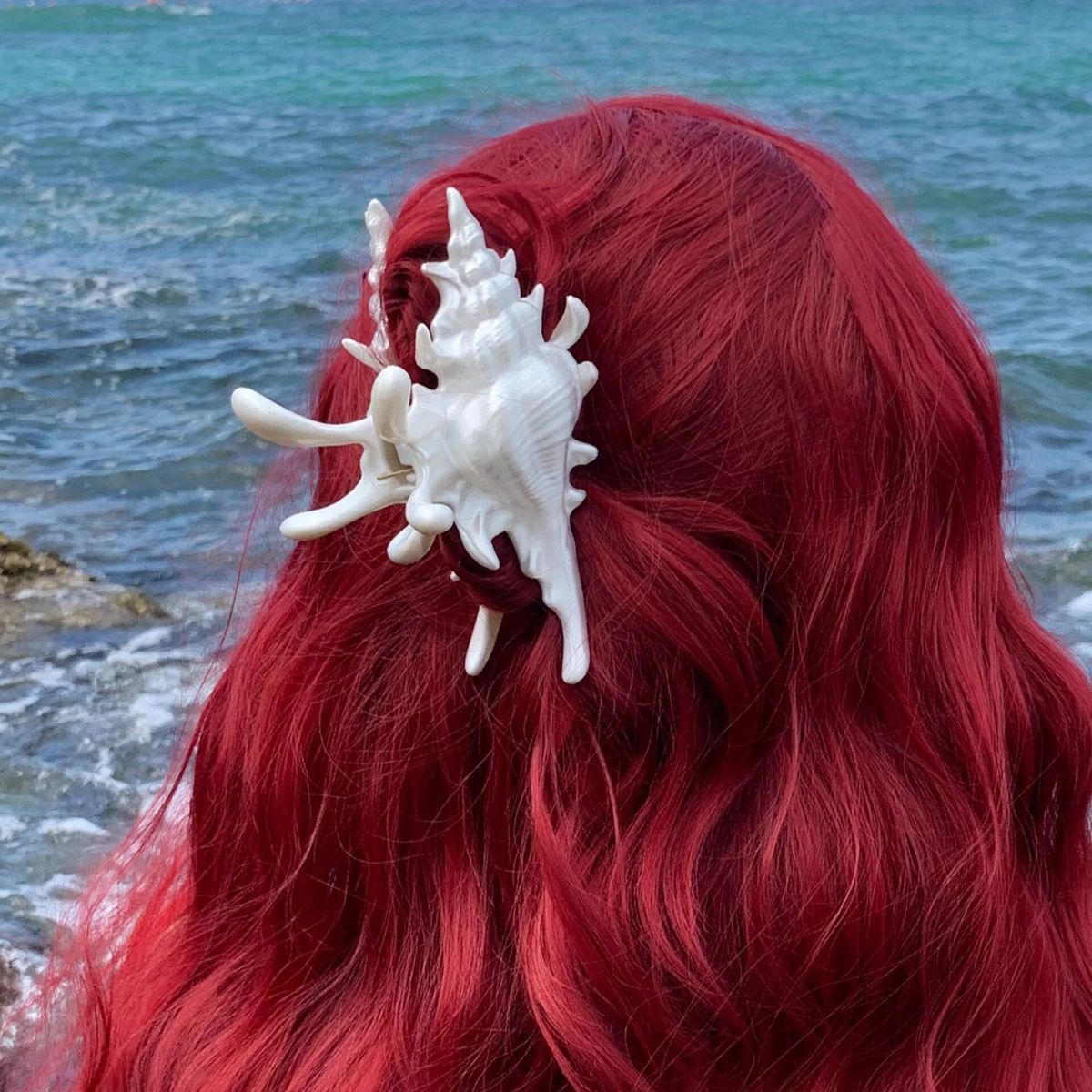 Jumbo 3D-Printed Conch Venus Hair Claw