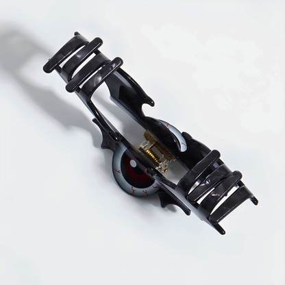 Jumbo Black Evil Eye Bat Hair Claw