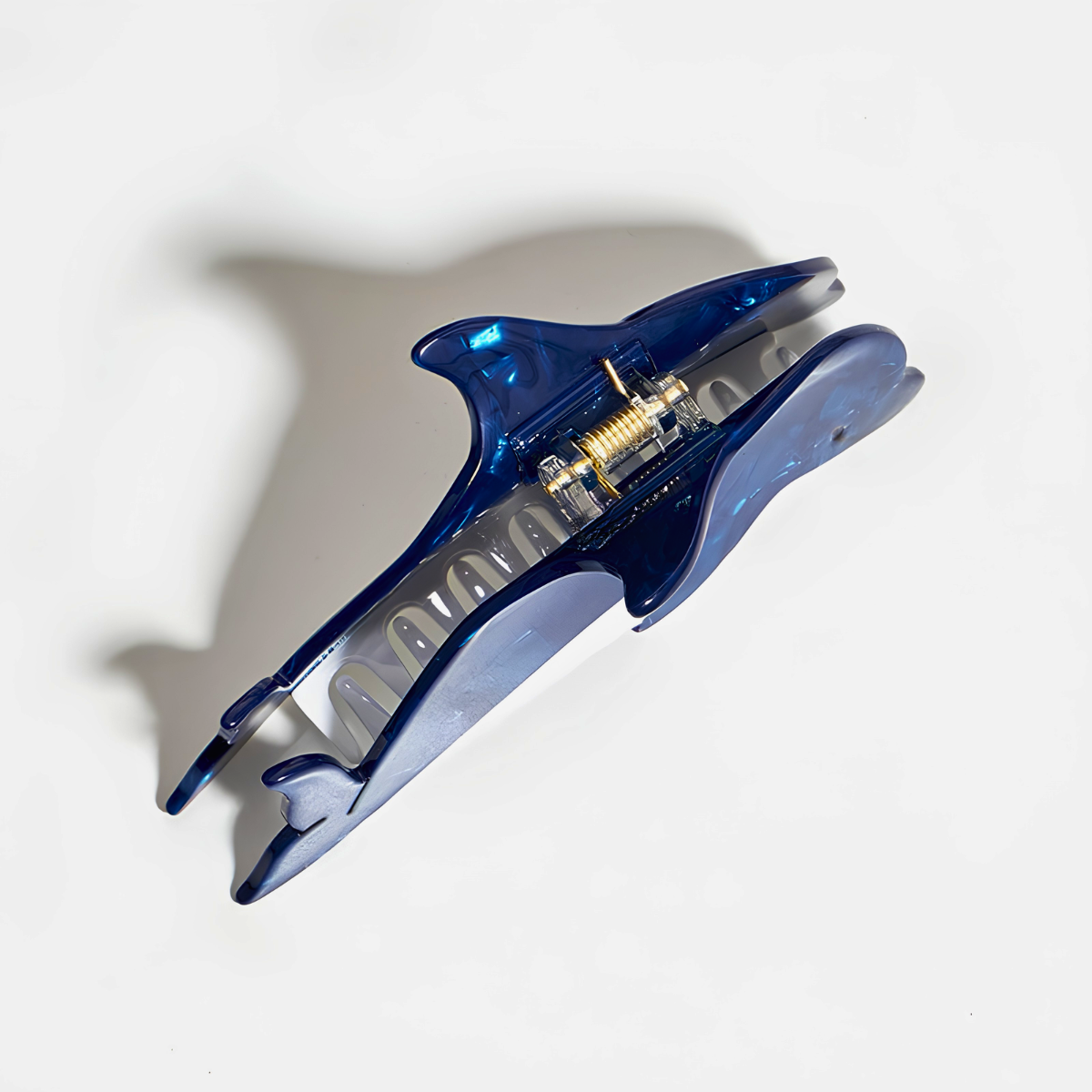 Jumbo Blue Dolphin Hair Claw