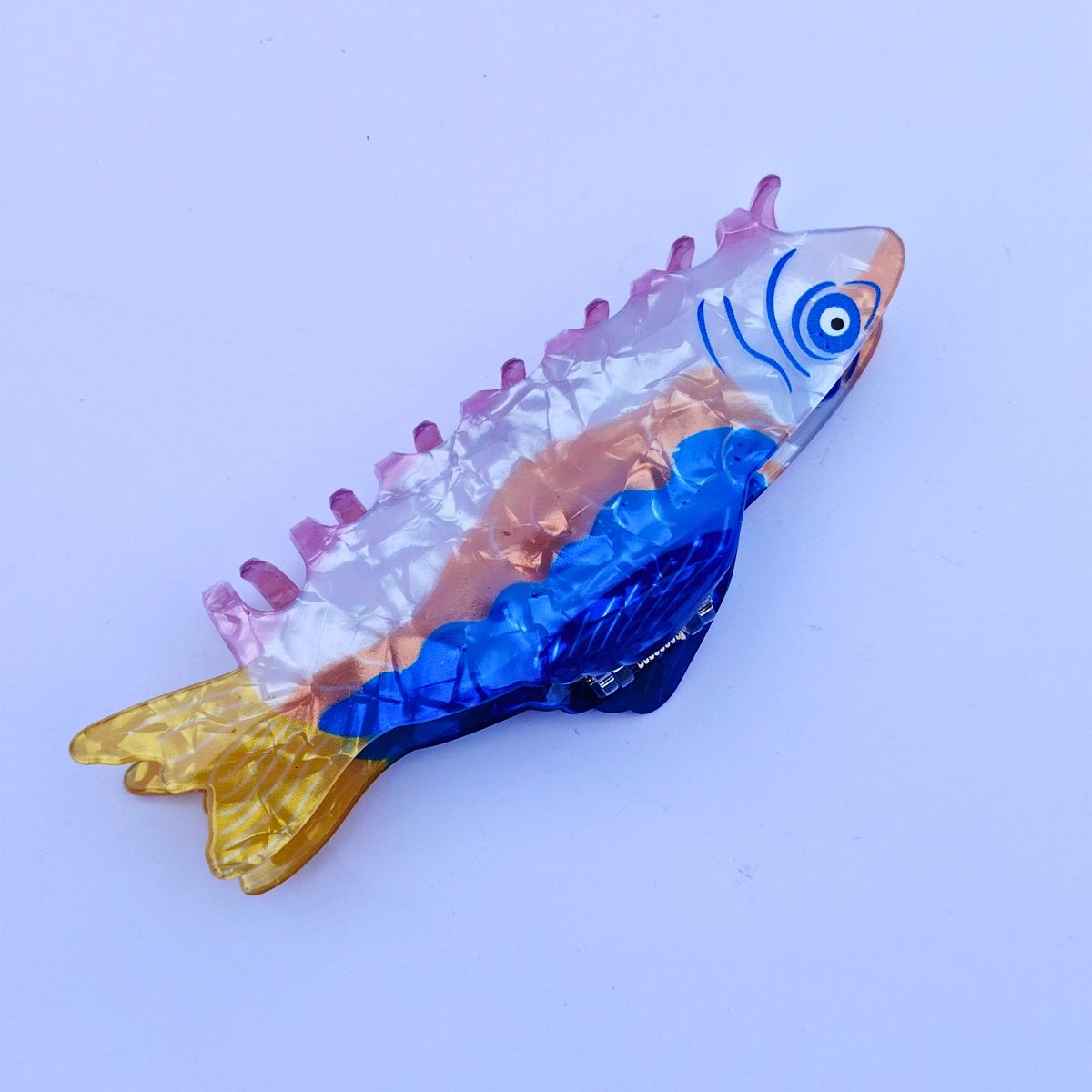 Jumbo Blue Sardine Hair Claw