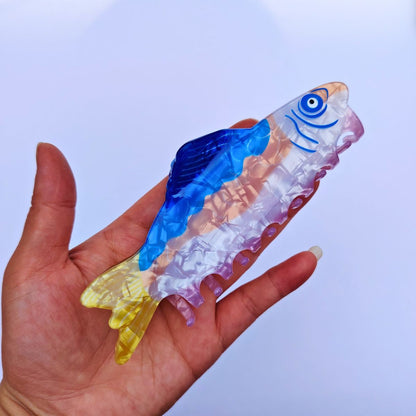 Jumbo Blue Sardine Hair Claw