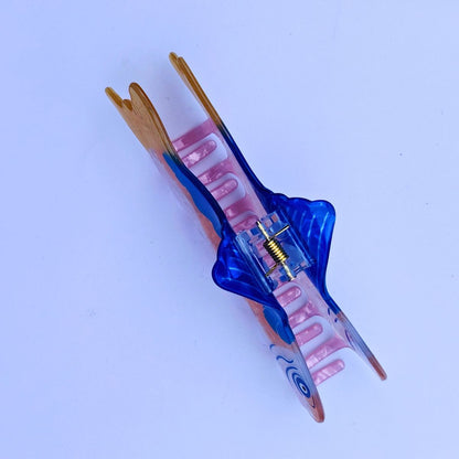 Jumbo Blue Sardine Hair Claw