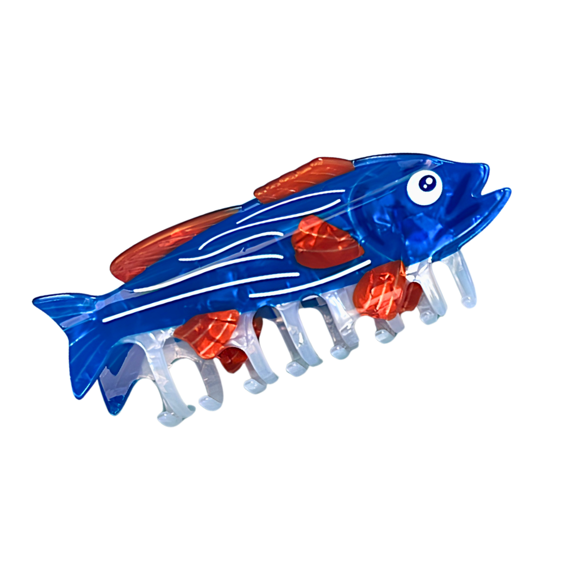 Jumbo Blue Saury Fish Hair Claw