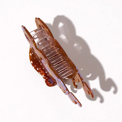 Jumbo Brown Blue-Ringed Octopus Hair Claw