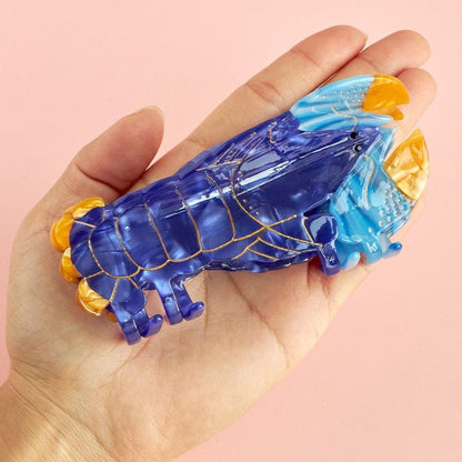 Jumbo French Blue Lobster Hair Claw