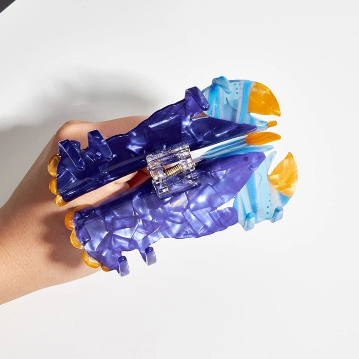Jumbo French Blue Lobster Hair Claw