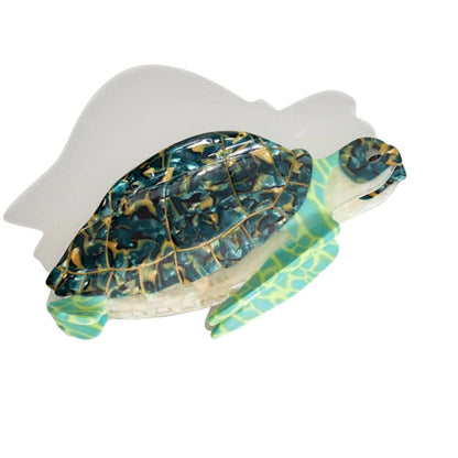 Jumbo Green Sea Turtle Hair Claw