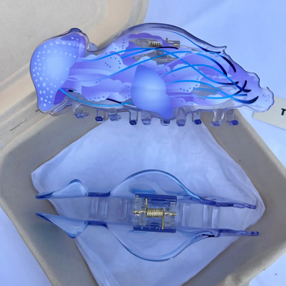 Jumbo Purple Pacific Sea Nettle Hair Claw