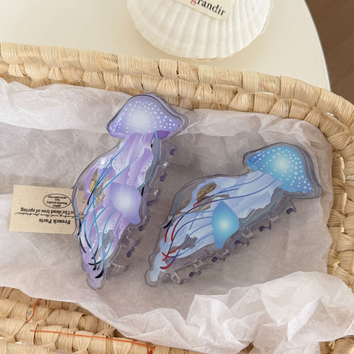 Jumbo Purple Pacific Sea Nettle Hair Claw